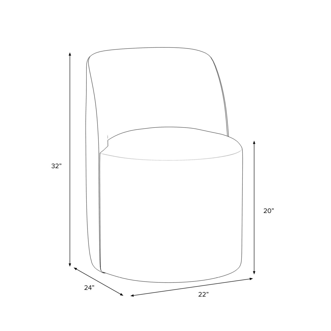 Jessa Swivel Dining Chair