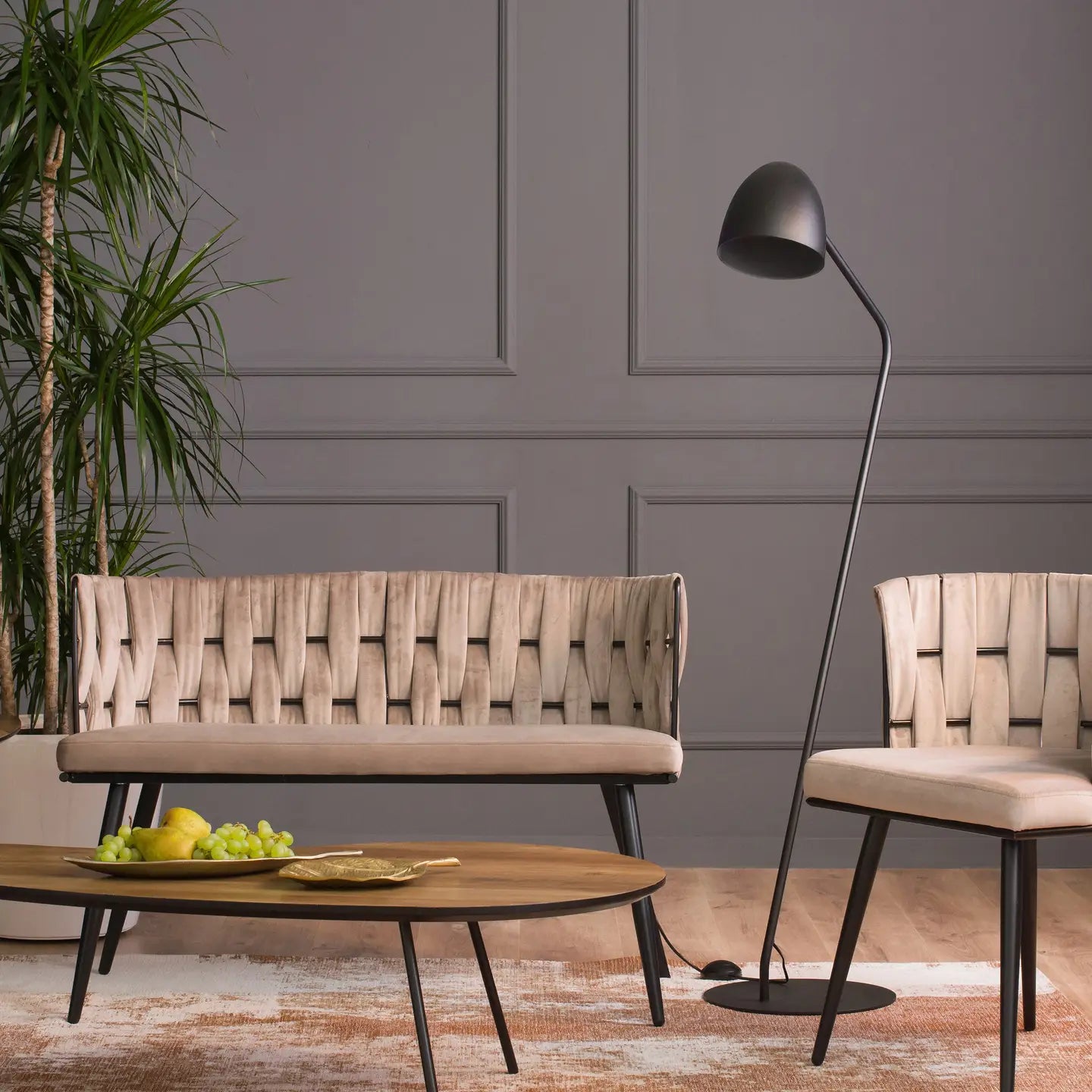 Soho Black Floor Lamp