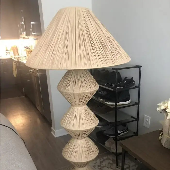 Natural Floor Raffia Lampshade