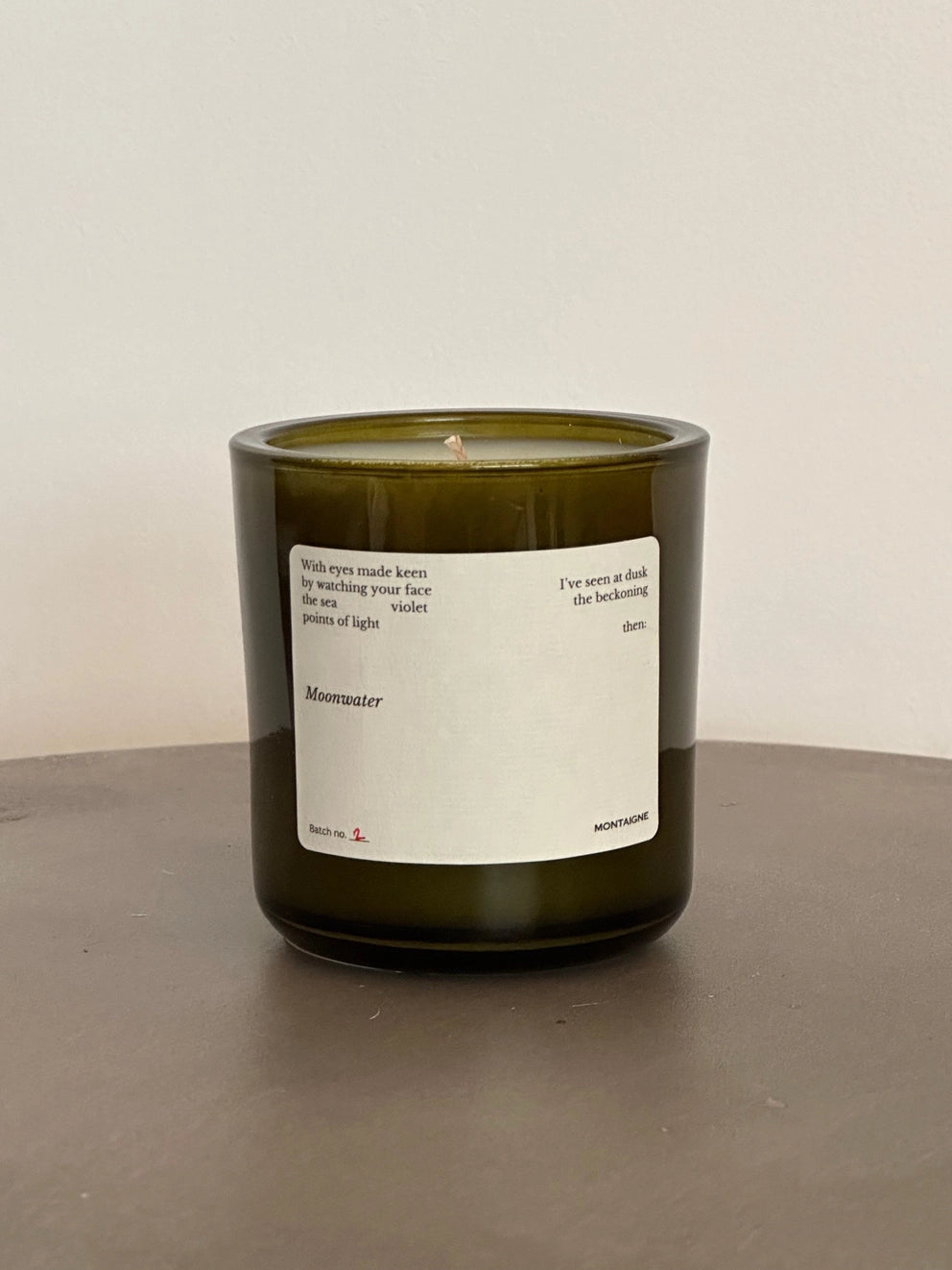 Moonwater - Woody Petitgrain Candle