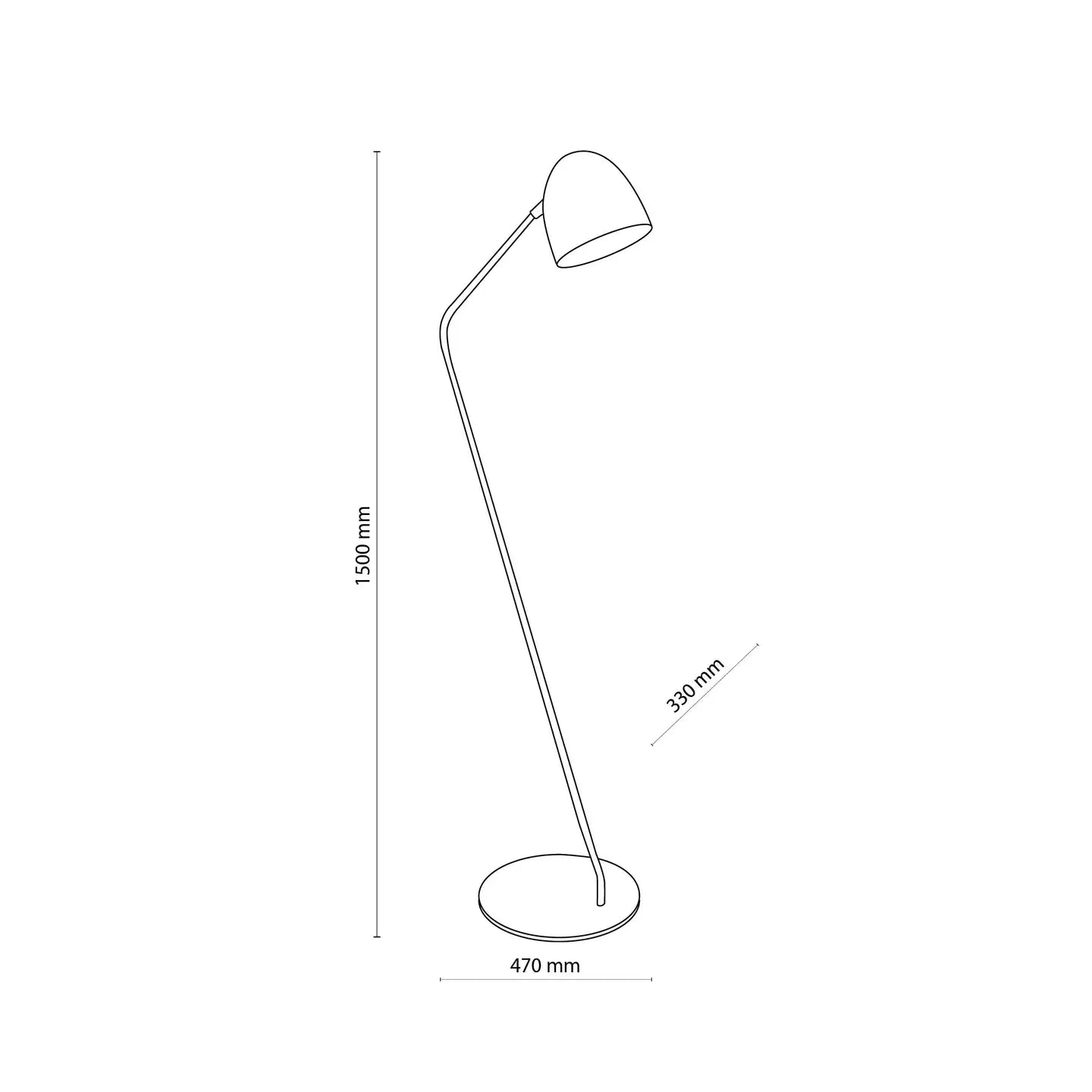 Soho Black Floor Lamp