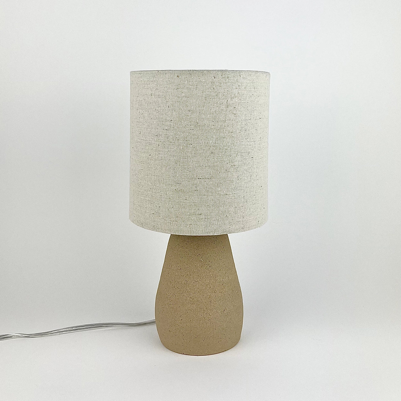 Handmade Ceramic Lamp - Oat