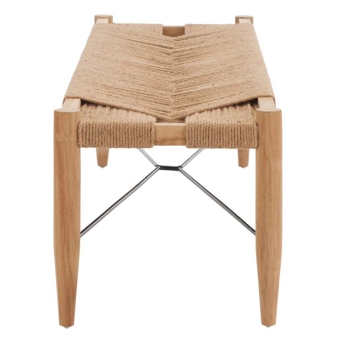 Arcana Jute Bench - Natural / Natural / Black
