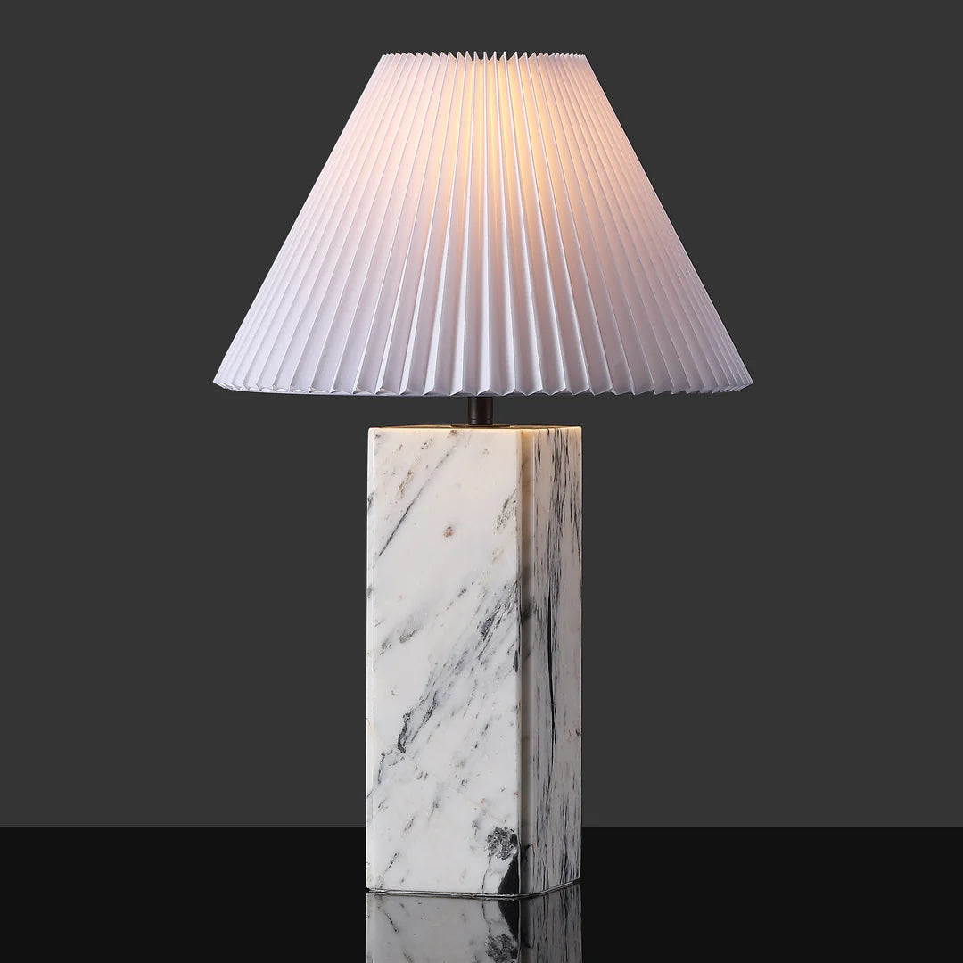 Mackenzie Square Marble Table Lamp