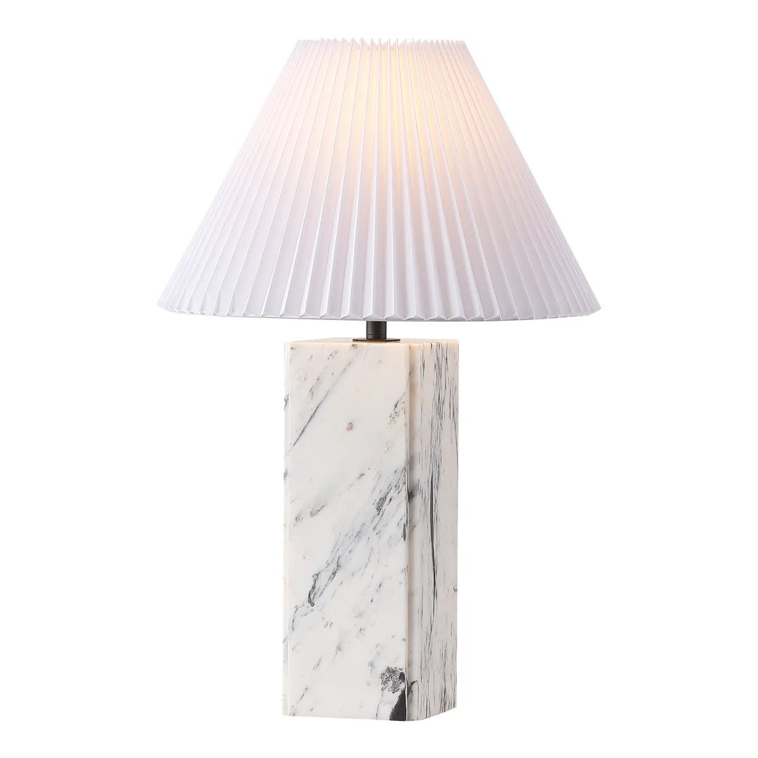 Mackenzie Square Marble Table Lamp