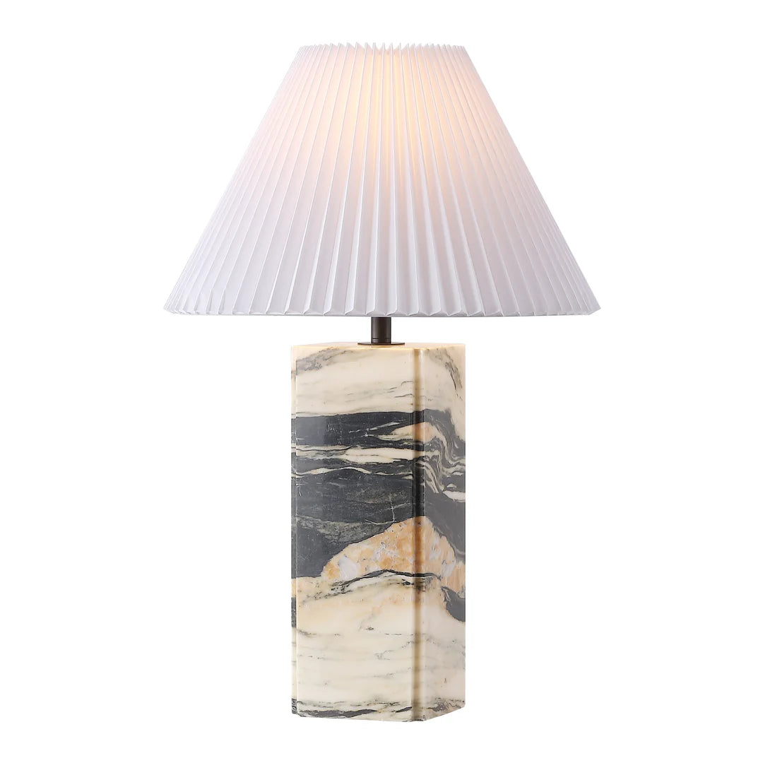 Mackenzie Square Marble Table Lamp