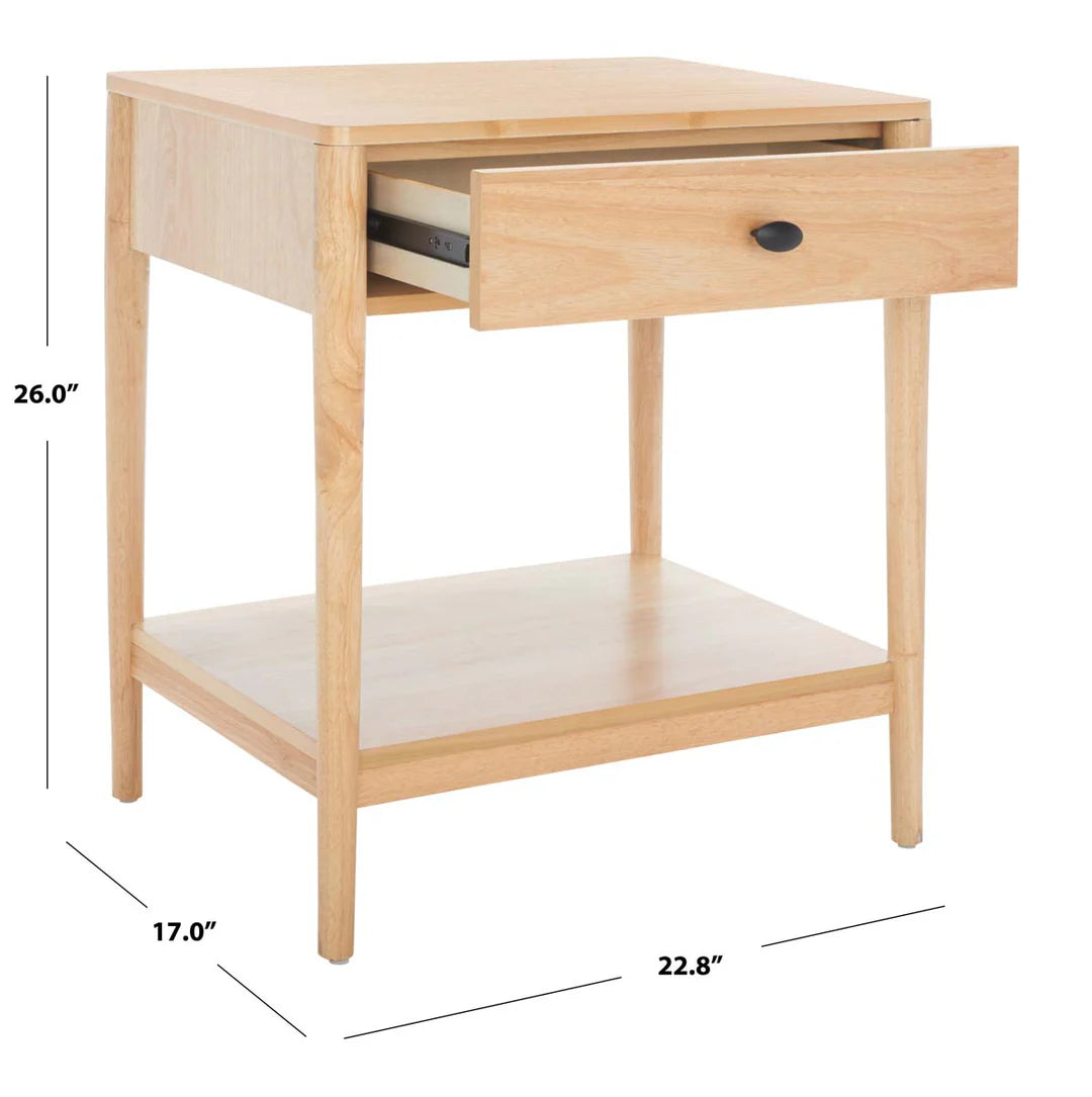 Boden 1 Drawer Nightstand - Natural