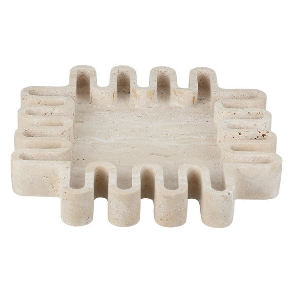 Mia Travertine Large Tray