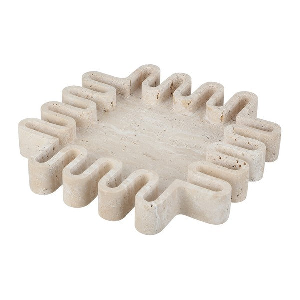 Mia Travertine Large Tray