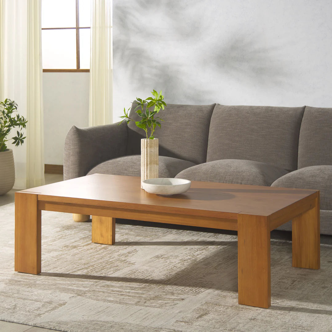 Nikole Rectangle Wood Coffee Table