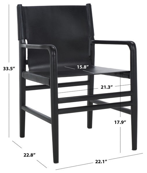 Cassaphina Leather Arm Chair