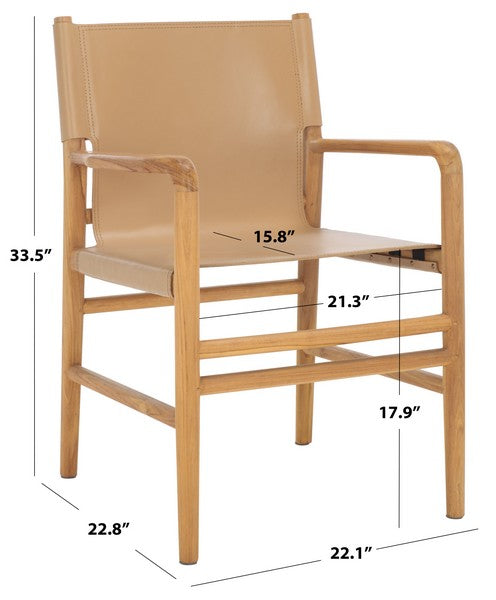 Cassaphina Leather Arm Chair