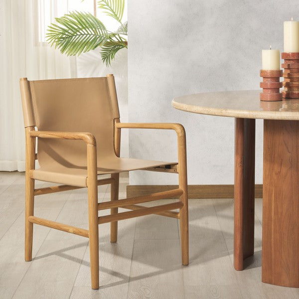 Cassaphina Leather Arm Chair