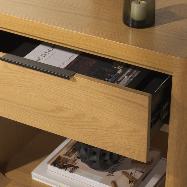 Raylie 1 Drawer Wood Nightstand