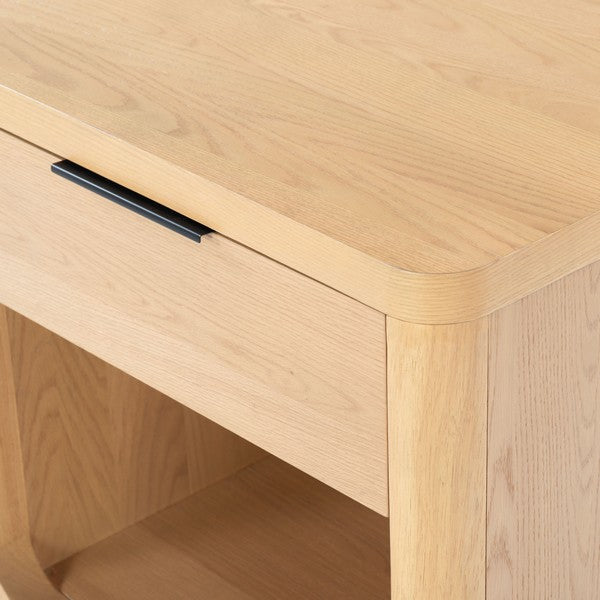 Raylie 1 Drawer Wood Nightstand