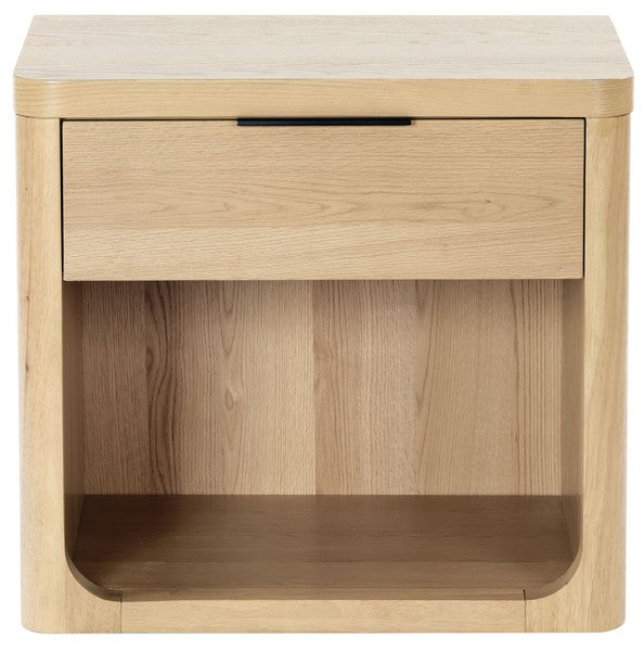 Raylie 1 Drawer Wood Nightstand