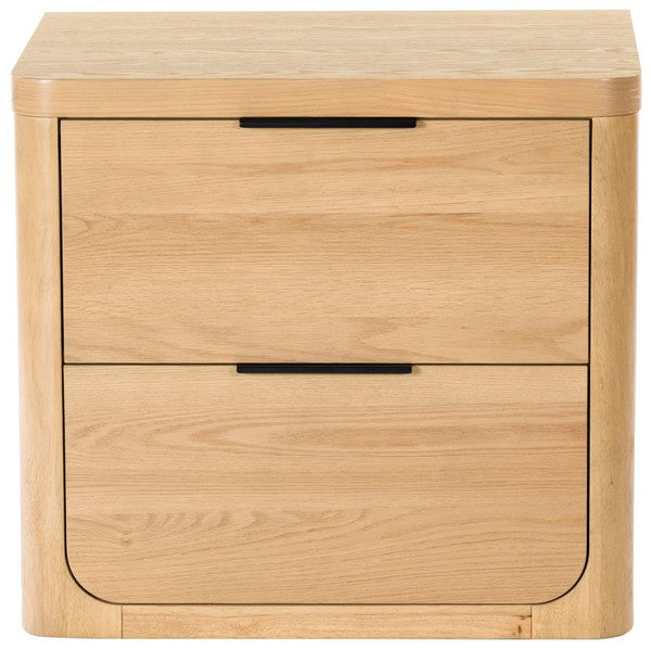 Raylie 2 Drawer Wood Nightstand