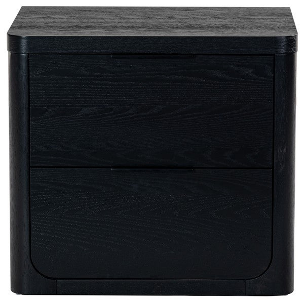 Raylie 2 Drawer Wood Nightstand