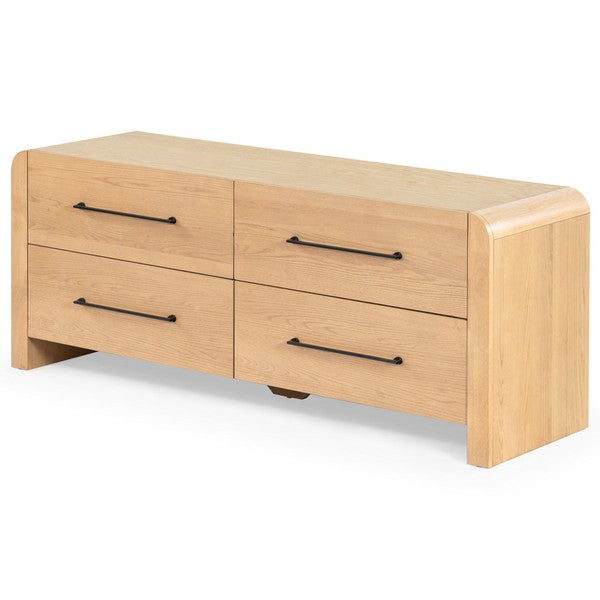 Katrina Wood 4 Drawer Dresser