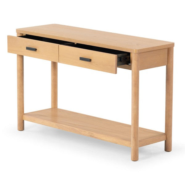Jaylessa Wood 2 Drawer Console Table