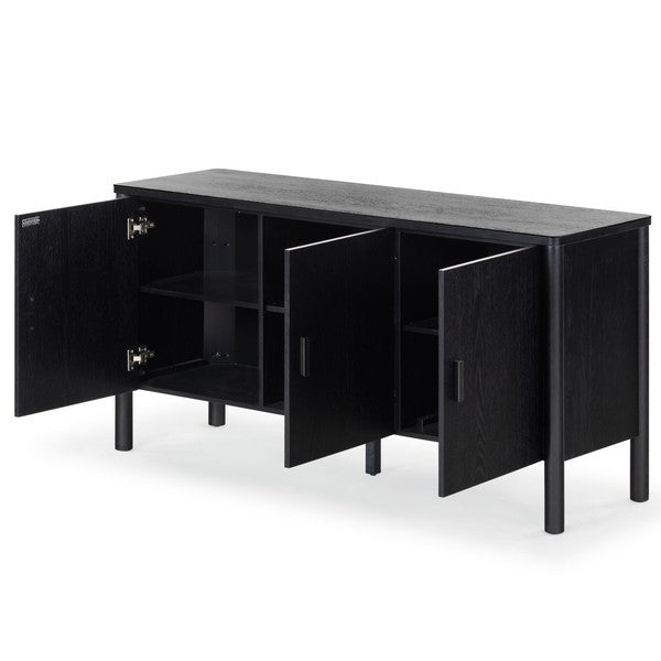Jaylessa Wood 3 Door Sideboard
