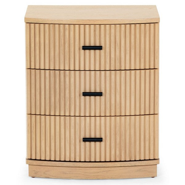 Shelbie 3 Drawer Nightstand