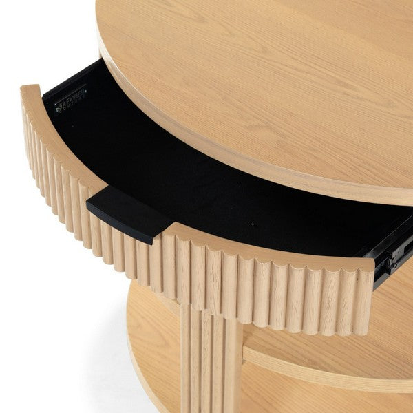 Shelbie Reeded Console Table
