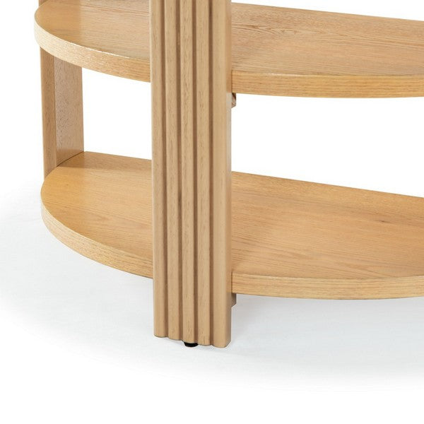 Shelbie Reeded Console Table