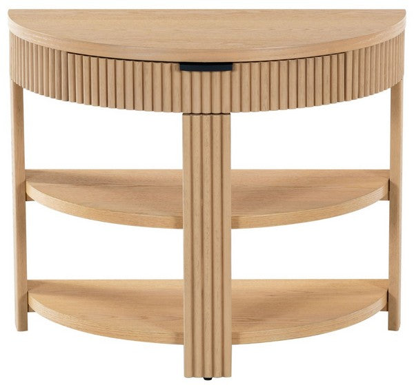 Shelbie Reeded Console Table