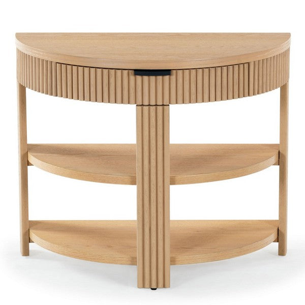 Shelbie Reeded Console Table