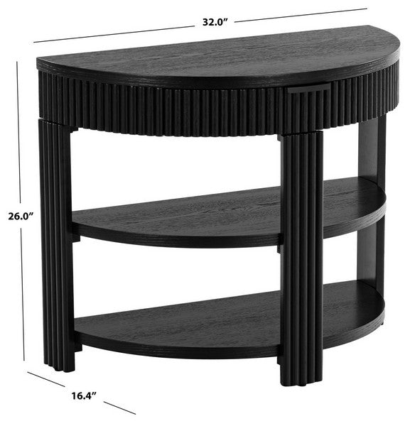 Shelbie Reeded Console Table