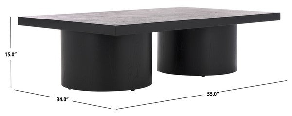 Falynn Square Wood Coffee Table