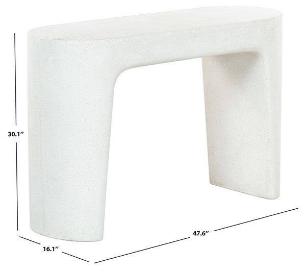 Tolbert Concrete Console Table
