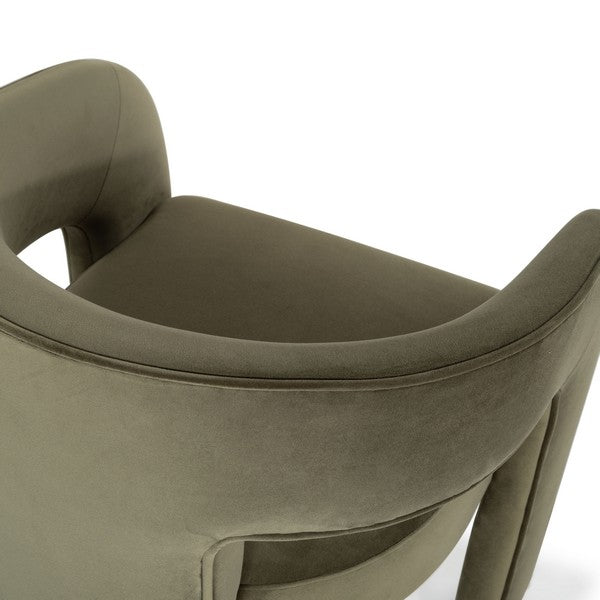 Catharia Velvet 3 Leg Dining Chair