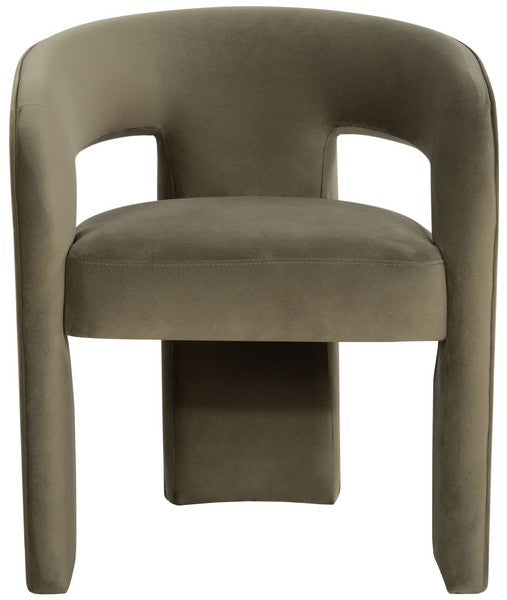 Catharia Velvet 3 Leg Dining Chair
