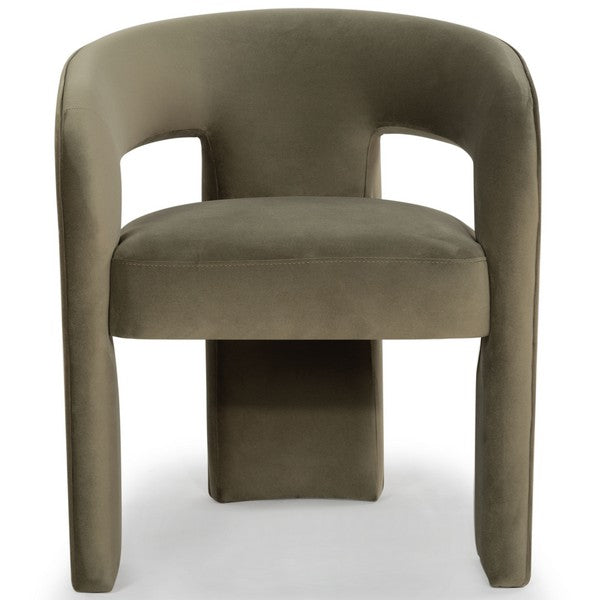 Catharia Velvet 3 Leg Dining Chair