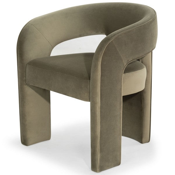 Catharia Velvet 3 Leg Dining Chair