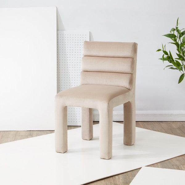 Pietro Channel Tufted Dining Chair