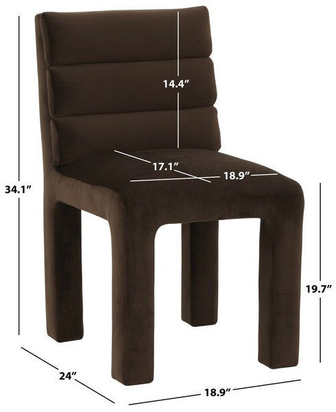 Pietro Channel Tufted Dining Chair