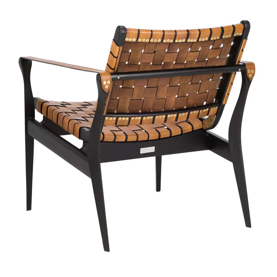Dilan Leather Safari Chair