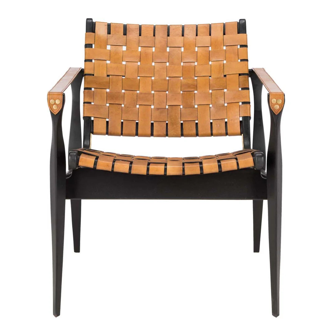 Dilan Leather Safari Chair