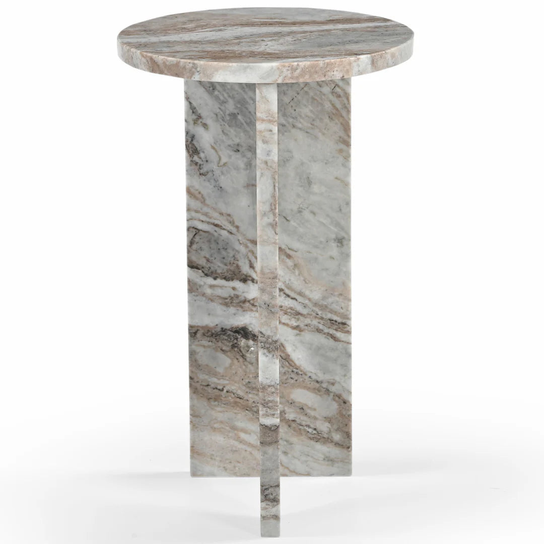 Devlin Marble Drink Table
