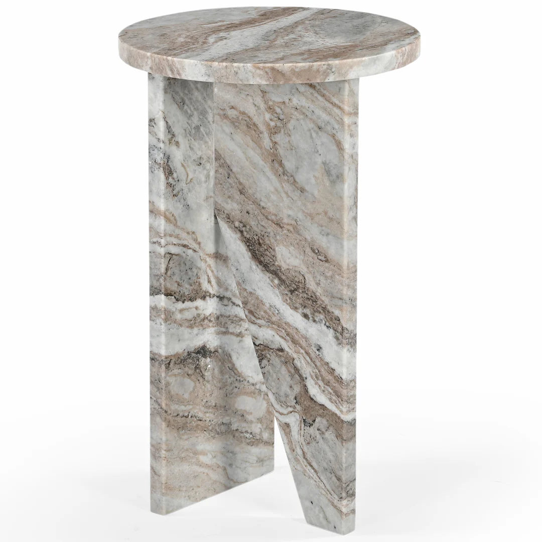 Devlin Marble Drink Table