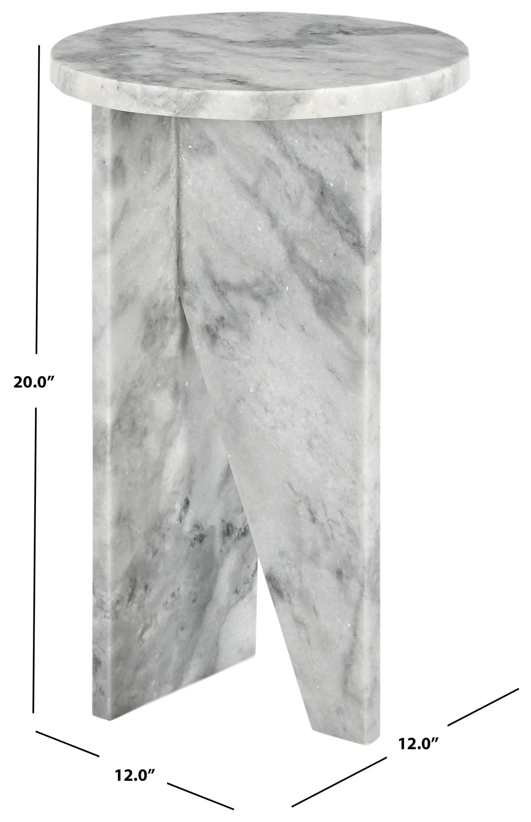 Devlin Marble Drink Table
