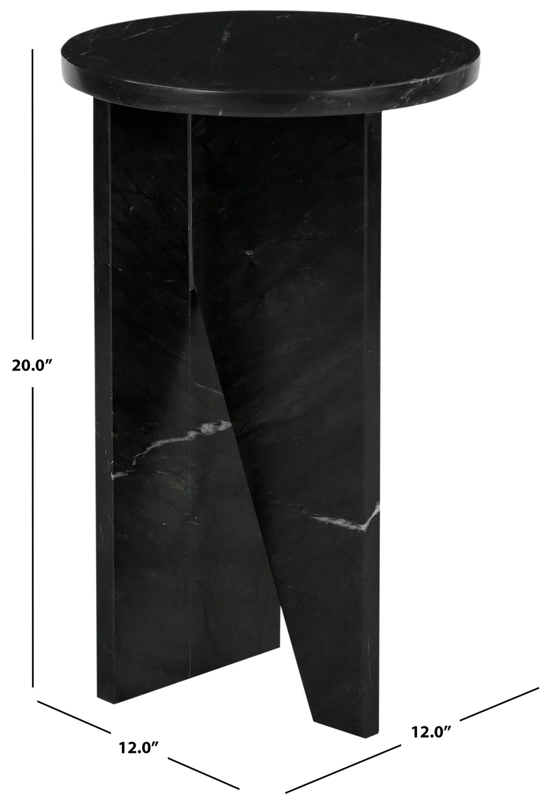 Devlin Marble Drink Table