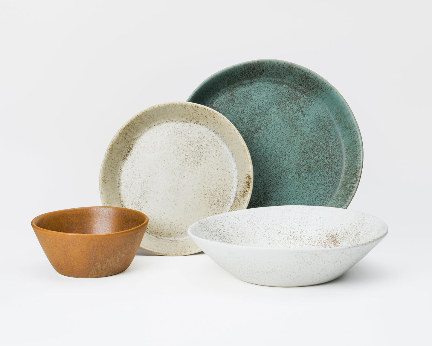 4 Piece Skali Coupe Dinner Setting