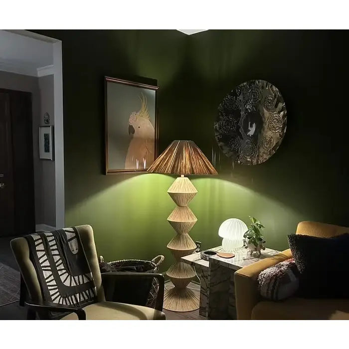 Natural Floor Raffia Lampshade