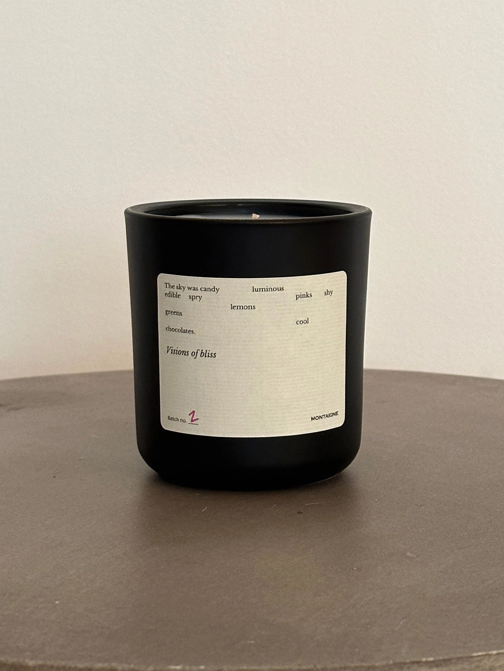 Visions of Bliss - Saffron and Cedar Candle