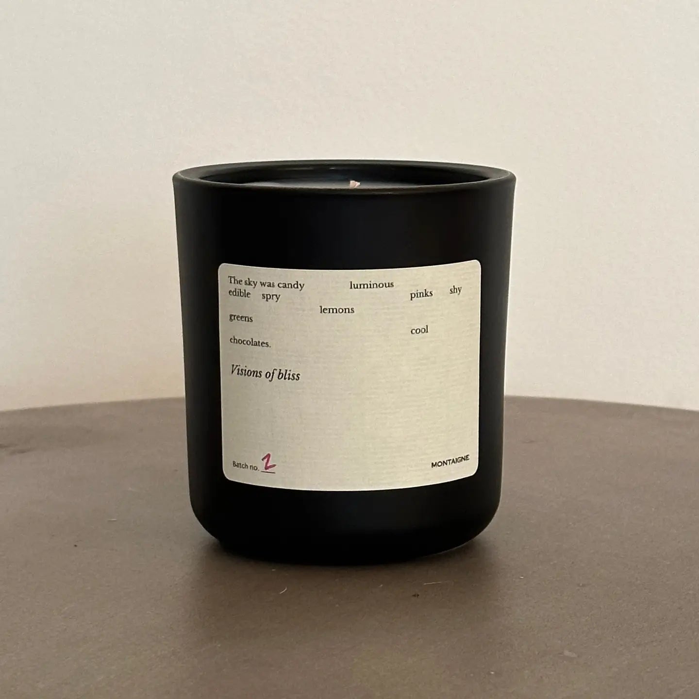 Visions of Bliss - Saffron and Cedar Candle