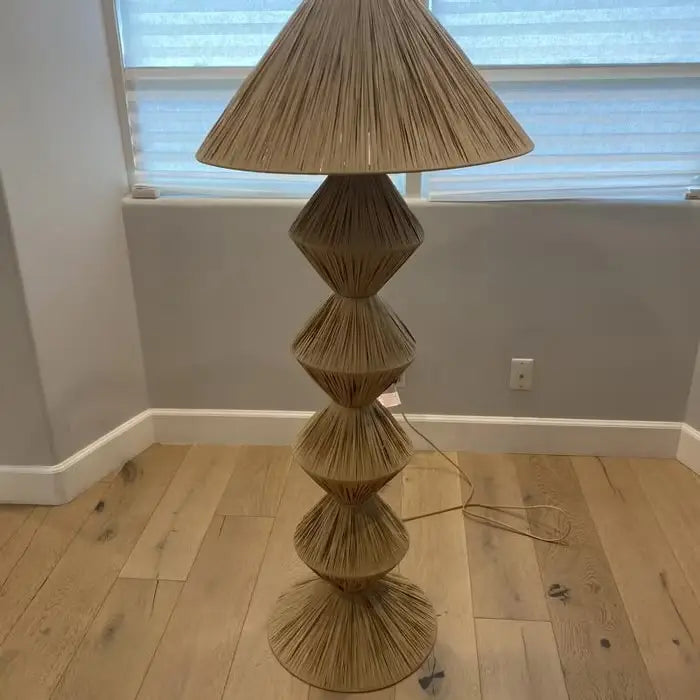 Natural Floor Raffia Lampshade